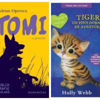 Cărți cu câini și pisici care atrag copiii spre lectură